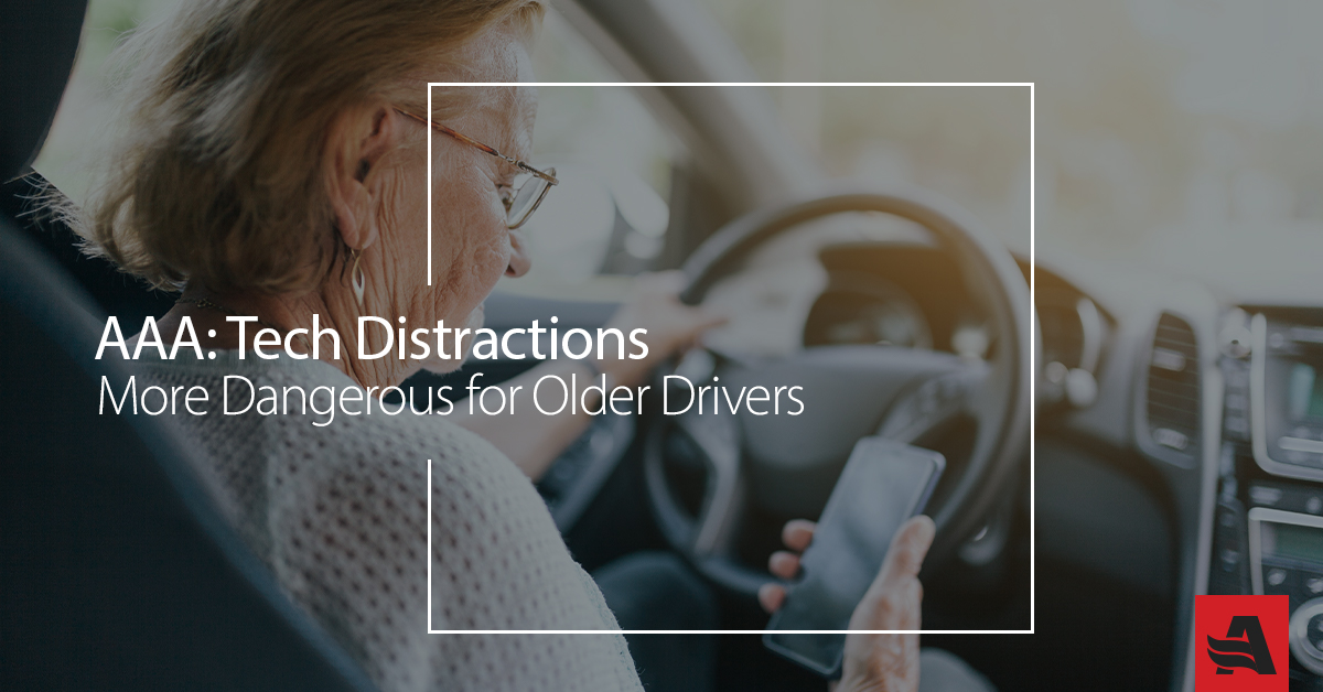 AAA: Tech Distractions More Dangerous for Older Drivers