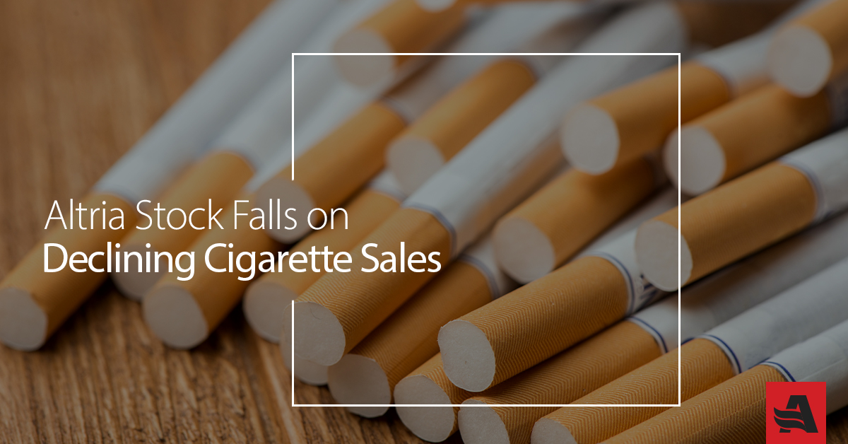 Altria Stock Falls on Declining Cigarette Sales