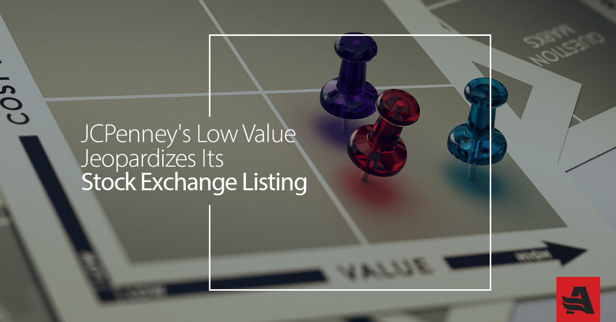 JCPenney's Low Value Jeopardizes Its Stock Exchange Listing