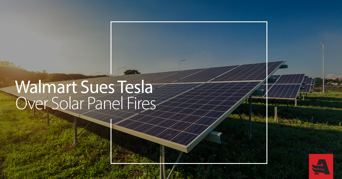 Walmart Sues Tesla Over Solar Panel Fires