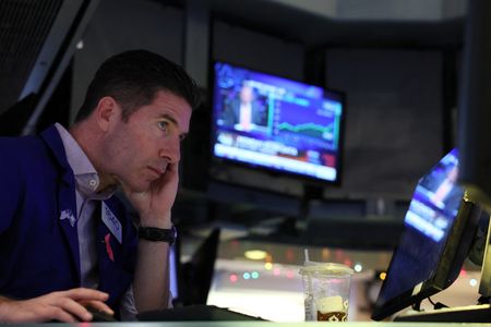 Wall Street ends down as megacaps give back gains