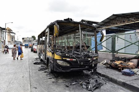Shots heard on live feed as Ecuador television studio taken over