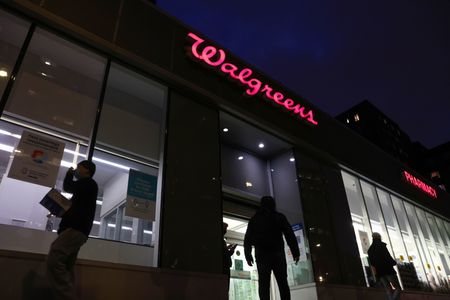 Walgreens drops after losing spot in blue-chip Dow index